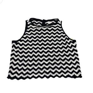 Tank Top By Ava & Viv In Black & White